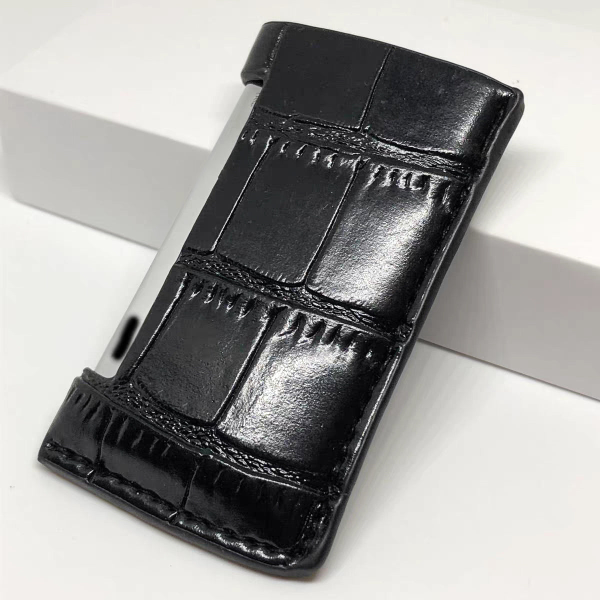 Handmade dupont Slim7 lighter leather case Original design full grain cow leather