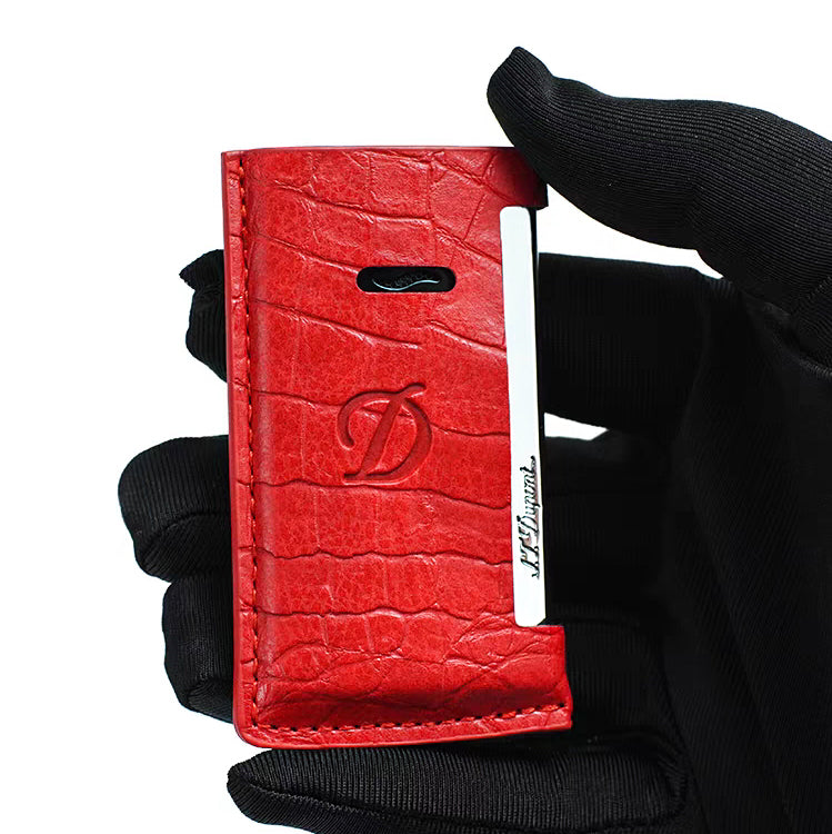 Handmade dupont Slim7 lighter leather case Original design full grain cow leather